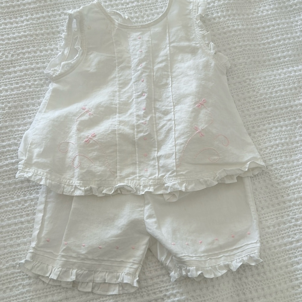 Two piece set for baby girl